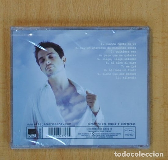 CDs de m&uacute;sica: ALEJANDRO SANZ - EL ALMA AL AIRE - CD - Foto 2