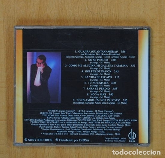 CDs de m&uacute;sica: ARANGO - GUAJIRA - CD - Foto 2