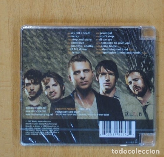 CDs de m&uacute;sica: ONE REPUBLIC - DREAMING OUT LOUD - CD - Foto 2