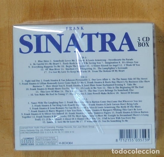 CDs de m&uacute;sica: FRANK SINATRA - 3 CD BOX - Foto 2