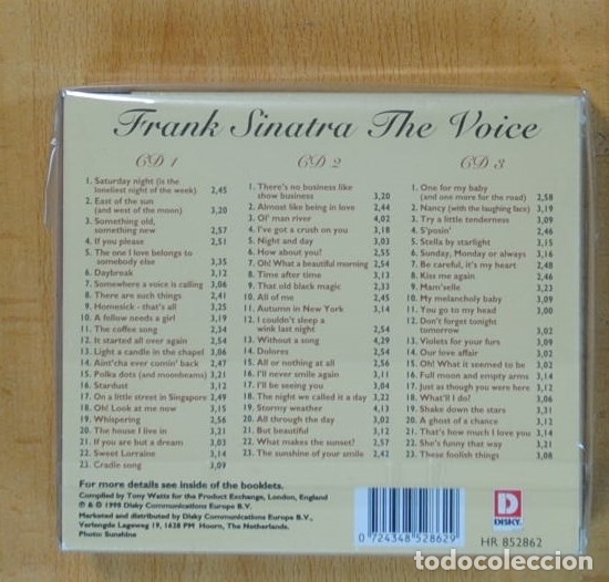 CDs de m&uacute;sica: FRANK SINATRA - THE VOICE - 3 CD BOX - Foto 2