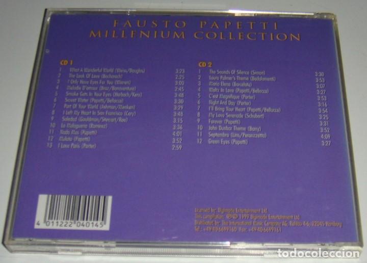 CDs de m&uacute;sica: 2 CD - FAUSTO PAPETTI - MILLENIUM COLLECTION - PAPETTI - Foto 2