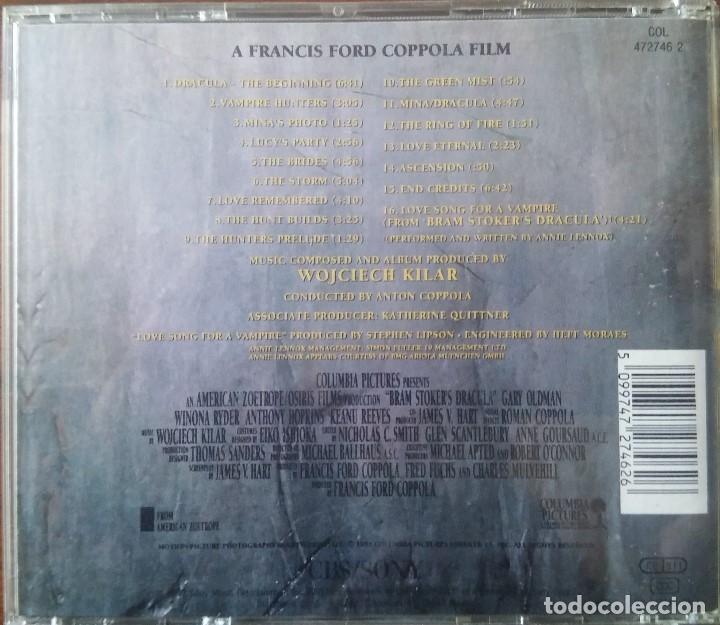 CDs de m&uacute;sica: DRACULA - MUSICA DE LA PELICULA - CD - Foto 2