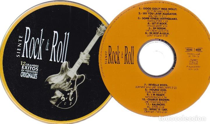 CDs de m&uacute;sica: SIENTE ROCK & ROLL - 12 GRANDES EXITOS - VERSIONES ORIGINALES - 1996 - Foto 1