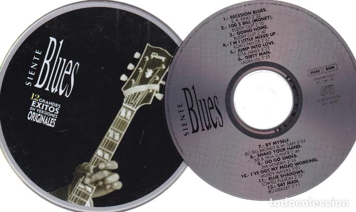 CDs de m&uacute;sica: SIENTE BLUES - 12 GRANDES EXITOS - VERSIONES ORIGINALES - 1996 - Foto 1