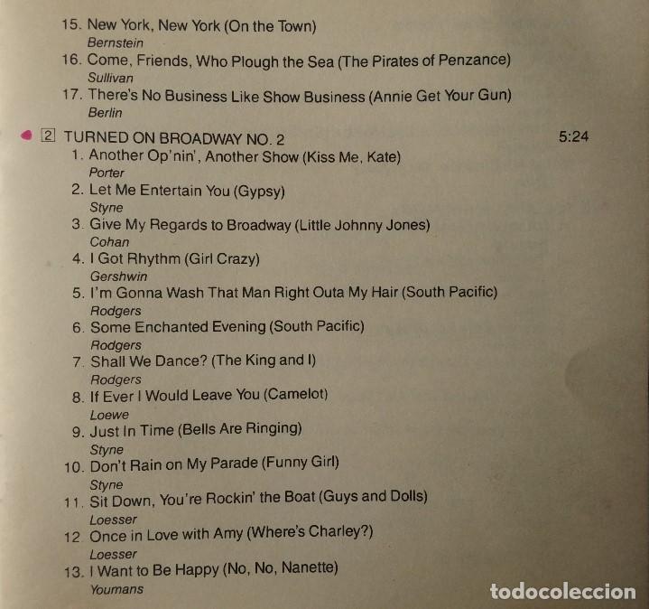 CDs de m&uacute;sica: TURNED-ON BROADWAY - CD - Foto 4