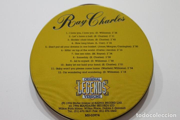 CDs de m&uacute;sica: CD RAY CHARLES ORIGINAL LEGENDS VERSIONS - Foto 2