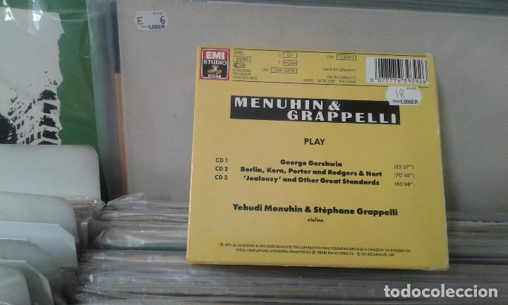 CDs de m&uacute;sica: menuhin and grappelli play gershwin,3 cds - Foto 2