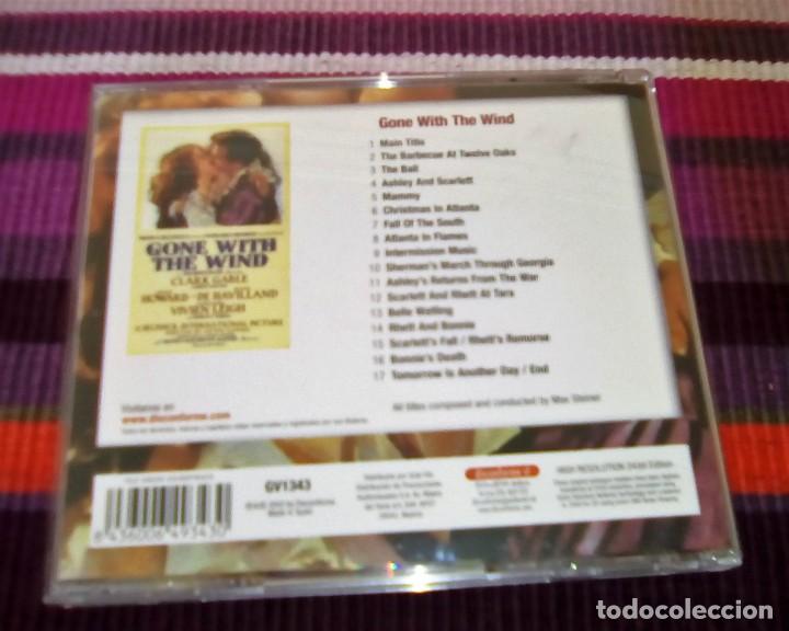 CDs de m&uacute;sica: GONE WITH THE WIND  CD ORIGINAL BSO  MAX STEINER    DISCONFORME 2002 - Foto 3