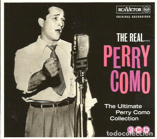 CDs de m&uacute;sica: TRIPLE CD PERRY COMO : THE REAL...PERRY COMO (60 TRACKS ) - Foto 1