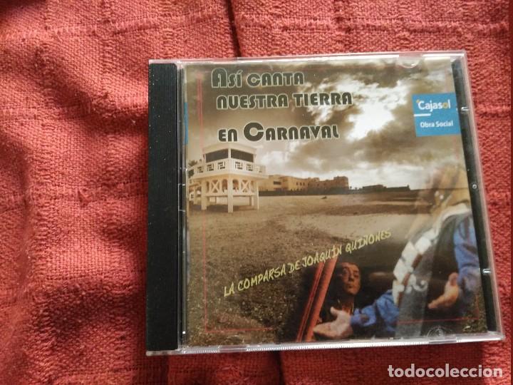 CDs de M&uacute;sica: carnaval de cadiz asi canta nuestra tierra en carnaval joaquin qui&ntilde;ones comparsa cd