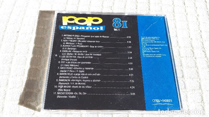 CDs de m&uacute;sica: CD POP ESPA&Ntilde;OL 1981 - VOL. 1 - Foto 3