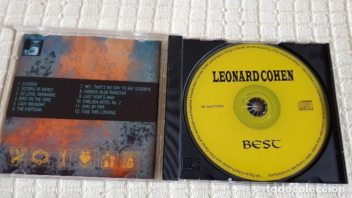CDs de m&uacute;sica: CD LEONARD COHEN - BEST - Foto 2