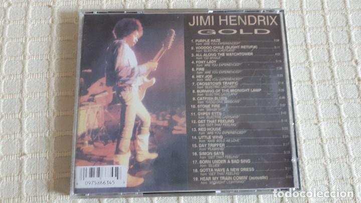 CDs de m&uacute;sica: CD JIMI HENDRIX - GOLD - Foto 3