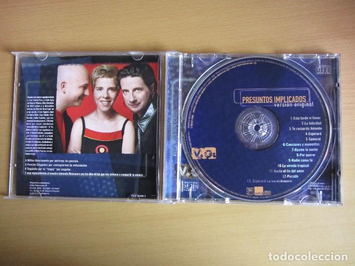 CDs de m&uacute;sica: PRESUNTOS IMPLICADOS. VERSION ORIGINAL. ORIGINAL. 1999. - Foto 2