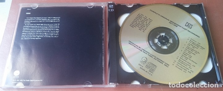 CDs de m&uacute;sica: CATS - MUSICAL COMPLETO - 2CD - Foto 3