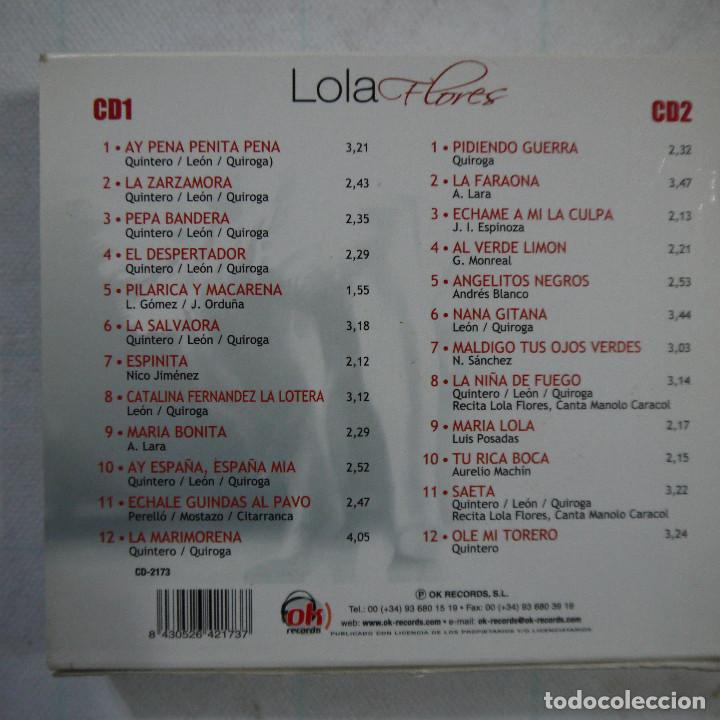CDs de m&uacute;sica: LOLA FLORES - 2 CDS - Foto 6