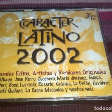 CDs de Música: CARÁCTER LATINO 2002. (3 CD) . 60 TEMAS. ESTOPA BOSÉ MARTA SÁNCHEZ, FITO, QUIQUE GONZÁLEZ, MALÚ,..... Lote 117019107