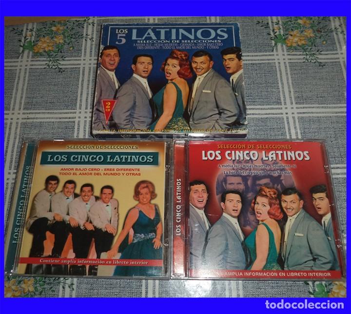 CDs de m&uacute;sica: LOS 5 LATINOS SELECCI&Oacute;N 2 CD CON 30 EXITOS - Foto 1