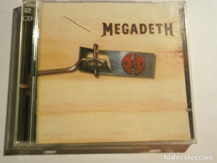 CDs de m&uacute;sica: MEGADETH-RISK-2 CD - Foto 1