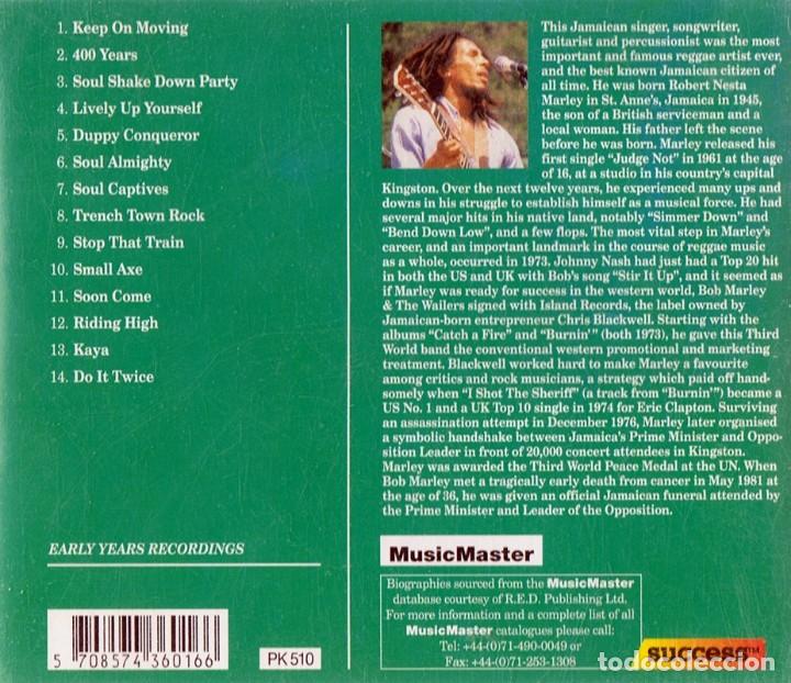 CDs de m&uacute;sica: BOB MARLEY &uml;KEEP ON MOVING&uml;  (CD) - Foto 2