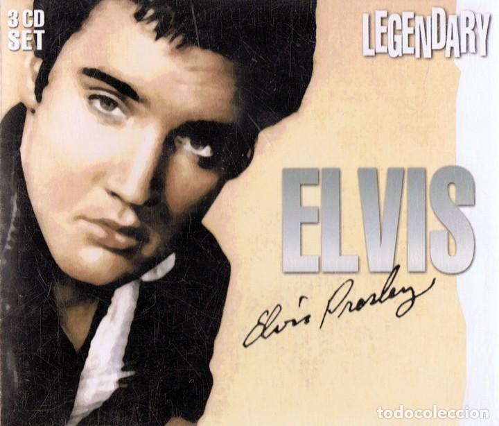 CDs de m&uacute;sica: ELVIS PRESLEY &uml;LEGENDARY&uml; (3 CD) - Foto 1