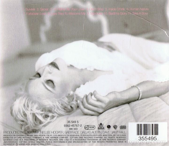 CDs de m&uacute;sica: MADONNA &uml;BEDTIME STORIES&uml; - Foto 2