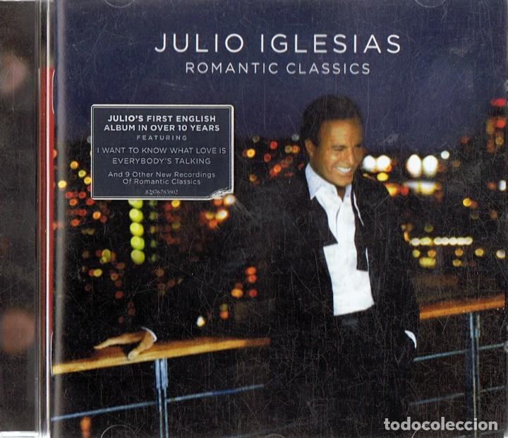 CDs de m&uacute;sica: JULIO IGLESIAS &uml;ROMANTIC CLASSICS&uml; (CD) - Foto 1
