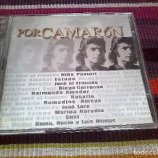 CDs de Música: POR CAMARON CD 10 TEMAS VERSIONES DE CAMARON + DVD ENTREVISTA PARIS CAMARÓN 87/88. Lote 117296215