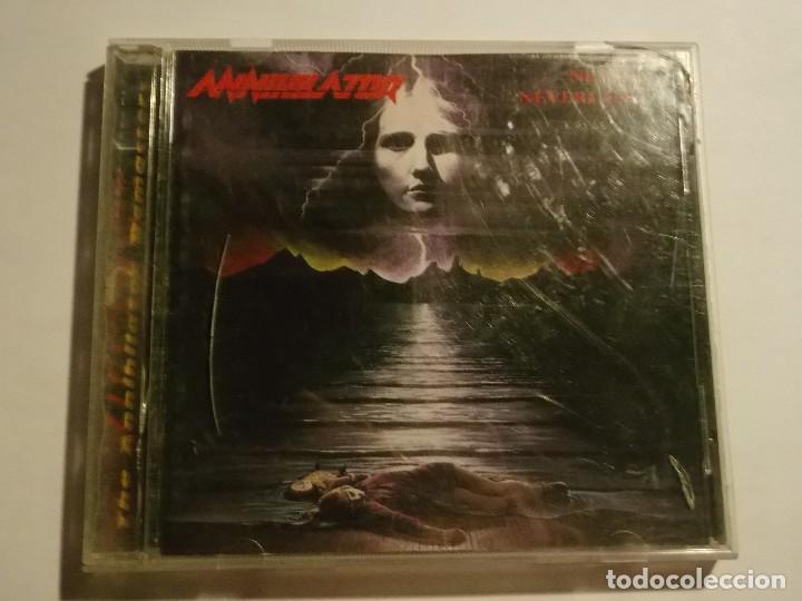 CDs de m&uacute;sica: ANNIHILATOR-NEVER, NEVERLAND - Foto 1