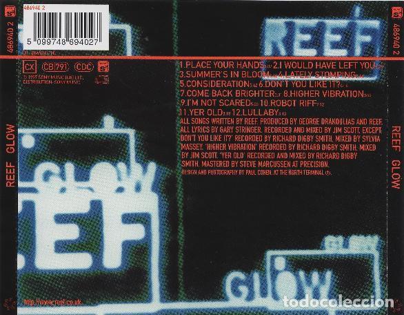 CDs de m&uacute;sica: Reef &lrm;-- Glow --ROCK ALTERNATIVE ROCK - Foto 2