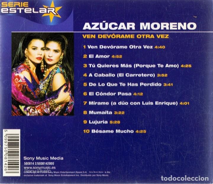 CDs de m&uacute;sica: AZ&Uacute;CAR MORENO &uml;VEN DEV&Oacute;RAME OTRA VEZ&uml; (CD) - Foto 2