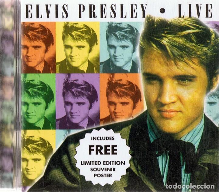 CDs de m&uacute;sica: ELVIS PRESLEY &uml;LIVE&uml; (CD) - Foto 1