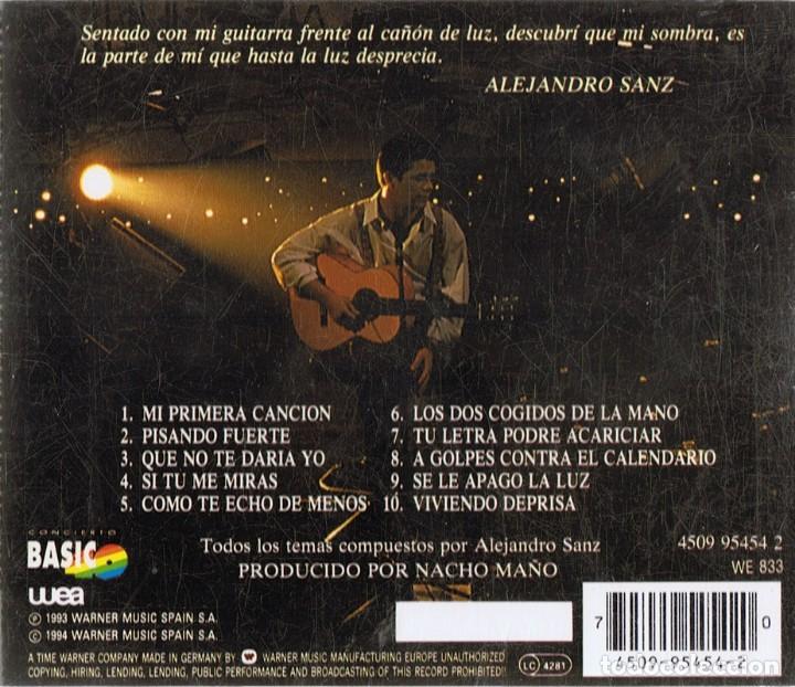 CDs de m&uacute;sica: ALEJANDRO SANZ &uml;BASICO&uml; (CD) - Foto 2