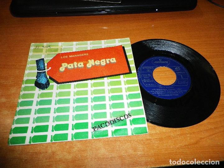 PATA NEGRA LOS MANAGERS / BULERIAS DE MENORCA SINGLE VINILO 1981 VENENO RAIMUNDO AMADOR 2 TEMAS (Música - CD's Flamenco, Canción española y Cuplé)