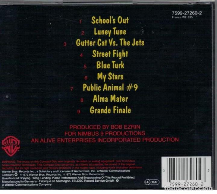 CDs de m&uacute;sica: ALICE COOPER-CD SCHOOLS OUT - Foto 2