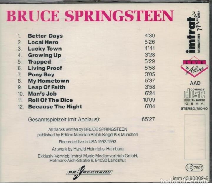 CDs de m&uacute;sica: BRUCE SPRINGSTEEN-CD LIVE & ALIVE-VOL.2 - Foto 2