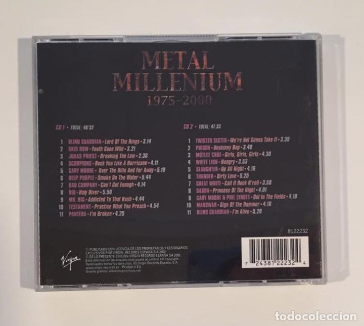 CDs de m&uacute;sica: METAL MILLENIUM 1975-2000 2CD / PEDIDO M&Iacute;NIMO 10&euro; - Foto 2