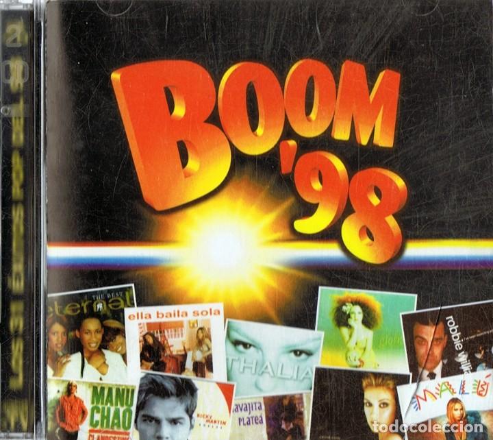 CDs de m&uacute;sica: BOOM&acute;98 LOS 31 &Eacute;XITOS DEL POP DEL 98 (2 CD) - Foto 1