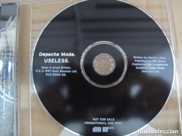 CDs de m&uacute;sica: CD SINGLE DEPECHE MODE: USELESS, 3 MIXES, PROMO - Foto 3