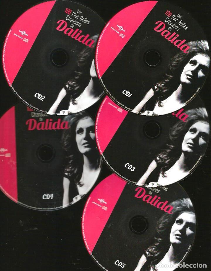 CDs de m&uacute;sica: 5 CD BOX : DALIDA : LES 100 PLUS BELLES CHANSONS DE DALIDA - Foto 3