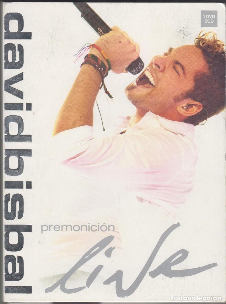 CDs de m&uacute;sica: David Bisbal 2cd + 2 dvd Premonici&oacute;n Live 2007 - Foto 1