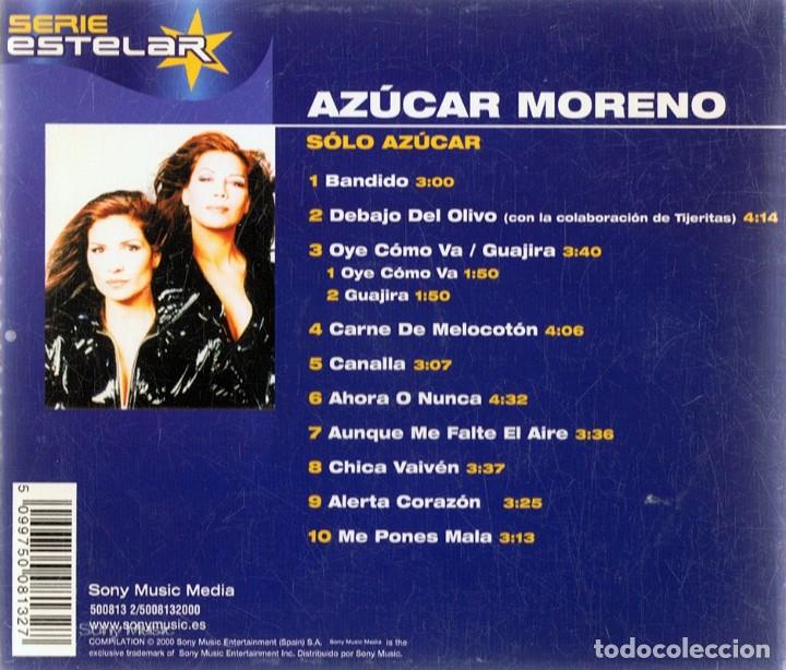 CDs de m&uacute;sica: AZ&Uacute;CAR MORENO &uml;S&Oacute;LO AZ&Uacute;CAR&uml; (CD) - Foto 2