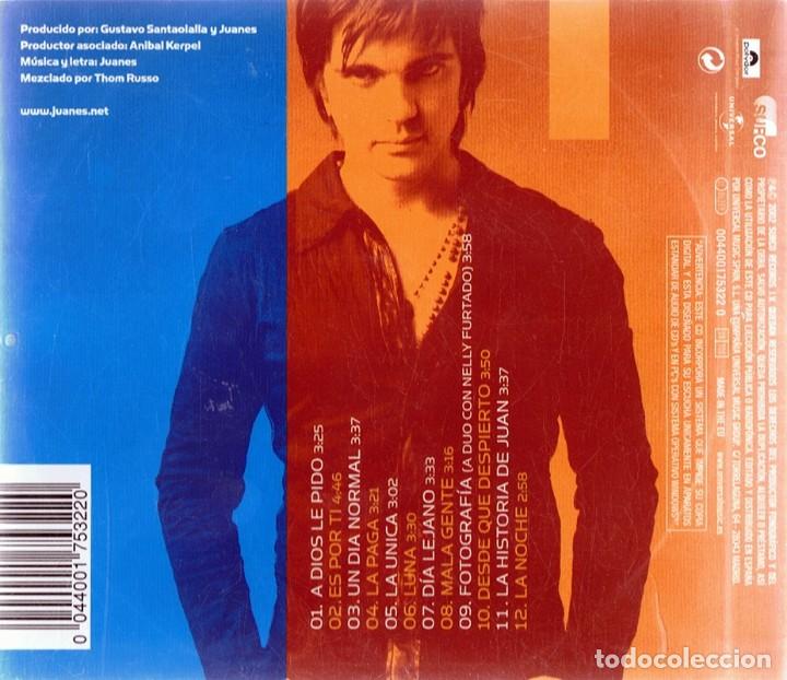 CDs de m&uacute;sica: JUANES &uml;UN D&Iacute;A NORMAL&uml; (CD) - Foto 2