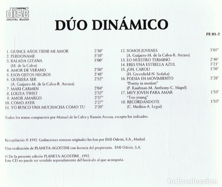 CDs de m&uacute;sica: D&Uacute;O DIN&Aacute;MICO ( CD)................... - Foto 2