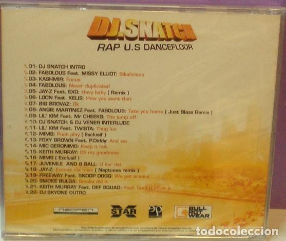 CDs de m&uacute;sica: DJ. Snatch - Rap U.S. Dancefloor - CD Precintado - Foto 2