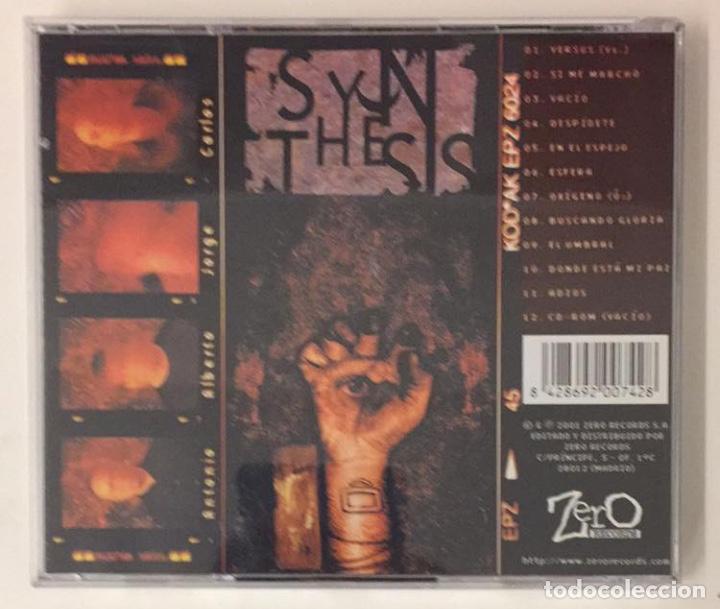 CDs de m&uacute;sica: SOBER - SYNTHESIS CD 2001 / PEDIDO M&Iacute;NIMO 10&euro; - Foto 2
