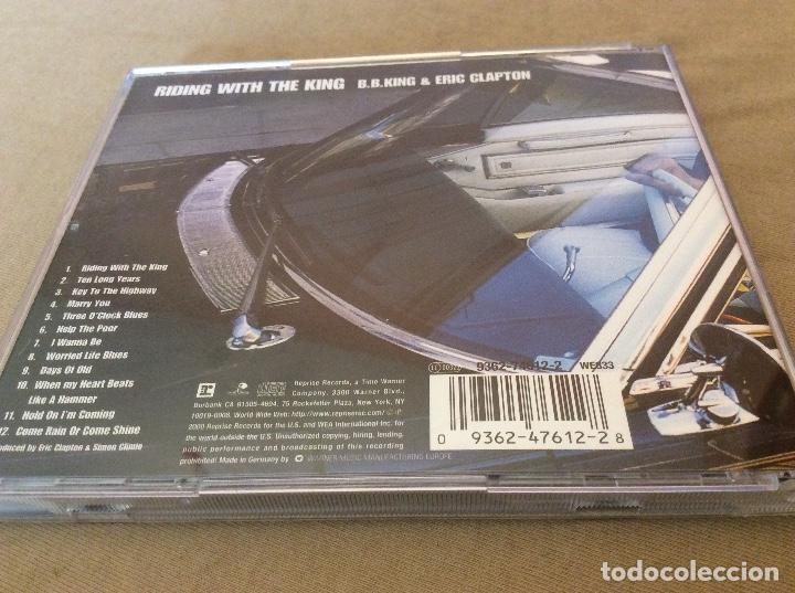 CDs de m&uacute;sica: B.B. KING / ERIC CLAPTON - RIDING WITH THE KING. 2000. - Foto 2