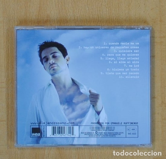 CDs de m&uacute;sica: ALEJANDRO SANZ - EL ALMA AL AIRE - CD - Foto 2