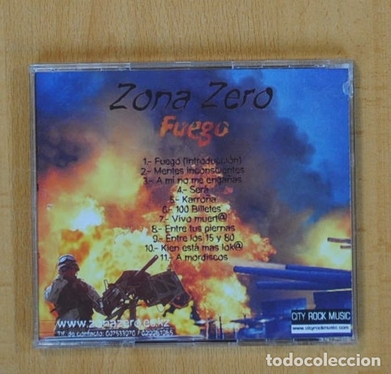 CDs de m&uacute;sica: ZONA ZERO - FUEGO - CD - Foto 2
